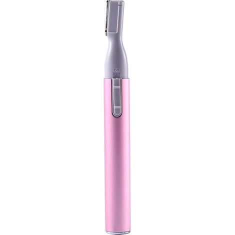Pink Multifunction Portable Electric Women Facial Trimmer Razor Eyebrow Shaper Pen Body Epilator Removal Safety Beauty Knife (1/5)