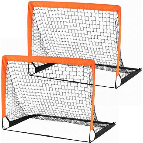 Children's Football Goals Set, 182x120 cm, Green, Foldable (1/5)