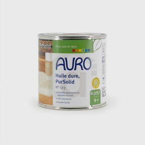 Huile dure pour bois Pursolid n°123, (1/4)