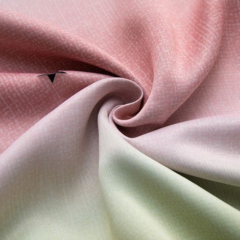 Rideaux à étoiles occultants pour chambre d'enfant, chambre de fille, salon, rideaux à étoiles colorés à double couche, 2 panneaux (53 po x 63 po, rose)