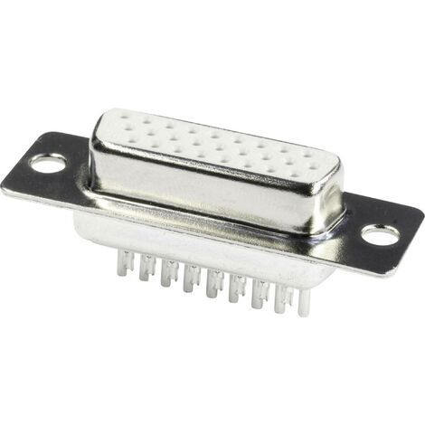 econ connect BU15HD Embase SUB-D femelle 180 ° Nombre de pôles: 15 fût à souder 1 pc(s) Y726571 (1/4)