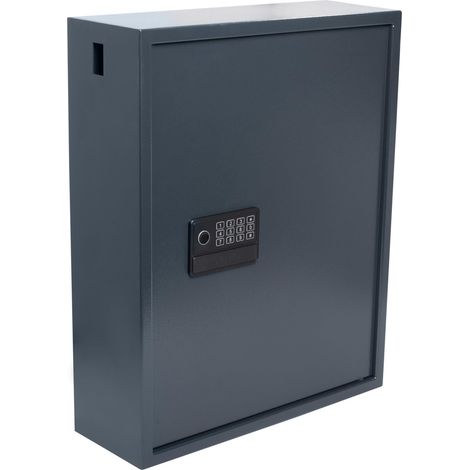 Pavo – Cassaforte portachiavi ad alta sicurezza per 150 chiavi con lettore di impronte digitali, connettore Type-C, dimensioni 550 × 380 × 150 mm, inclusi 150 portachiav - 8025169