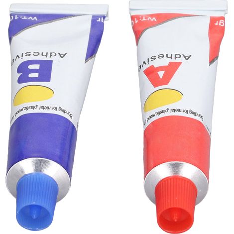 20 kits de colle de réparation pour métaux, colle acrylique à séchage rapide et haute résistance (type AB) pour moteurs de voiture (1/5)