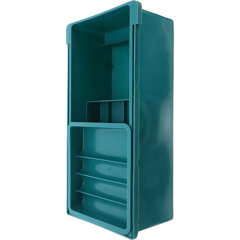 Boîte de Rangement à Tiroirs Multifonction pour Bureau 3 Niveaux Vert Plastique Solide Organiseurs de Bureau sous Table pour Professionnels de Couture Atelier Rangement Compact (1/5)