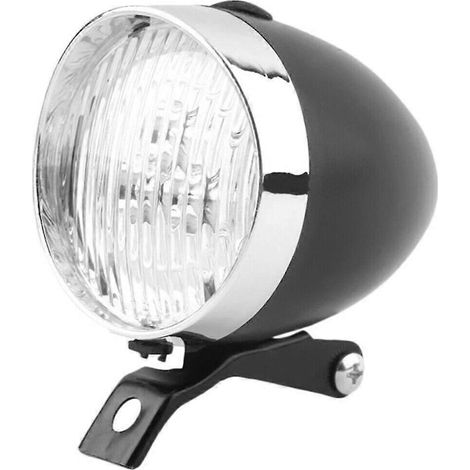 Phare de vélo LED vintage classique, feu antibrouillard avant rétro (1/5)