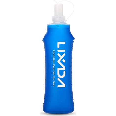 Lixada 500ml BPA-freie Soft-Trinkflasche für Laufen, Wandern, Radfahren - 1 Stück