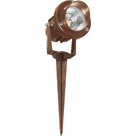 Projecteur Led Extérieur Beneito & Faure Fade 5, Ouverture À 45°, Température De Couleur 2200K, Finition Corten Texturée - Haute Qualité (1/5)