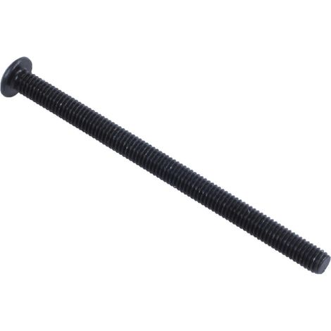 M3 x 45 mm Sechskant-Linsenkopfschrauben aus legiertem Stahl, schwarz, 20 Stück