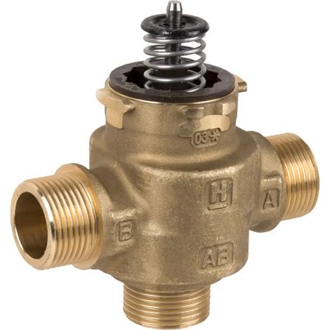 Resideo Valvola di distribuzione e miscelazione VC con filettatura interna DN 25, VCZMP6000/U