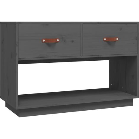 Mobile TV multimediale scaffale per televisione televisione buffet sala da pranzo soggiorno camera da letto 90 x 40 x 60 cm legno massello di pino grigio 020026359