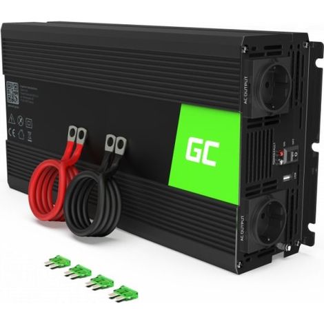 INVERSOR GREEN CELL INV21 24V-230V 3000W/6000W (1/5)