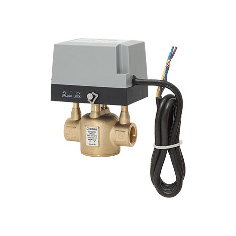 ESBE 2-Wege Zonenventil ZRS224 DN20, Kvs 4,6, G3/4", 230VAC, 2-Pkt