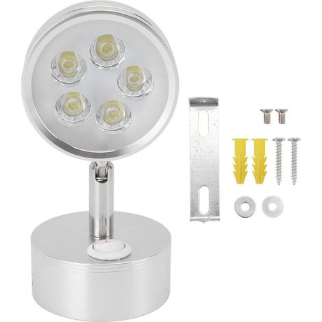 Applique murale LED Commande par interrupteur Corps aluminium pour chambres salons vitrines galeries cadres photo (1/4)