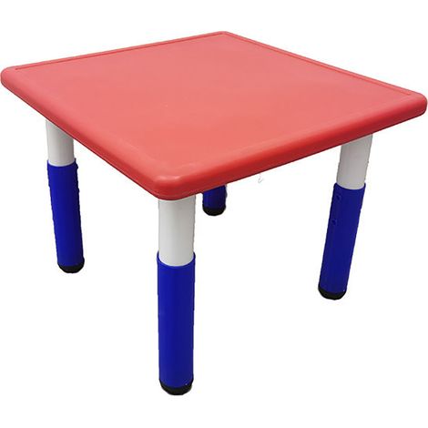 Tavolino per Bambini 62x62x52 cm Rosso (1/4)