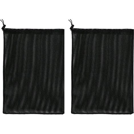 Lot de 2 sacs à pompe avec cordon de serrage pour filtre de bassin à poissons - Accessoire de maison (31 x 41 cm) (1/5)