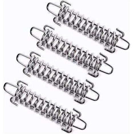 Ressort de tension pour voile d'ombrage (4 pièces), ressort de tension pour voile d'ombrage, ressort de tension pour tente de camping, boucle de corde de tension (1/5)