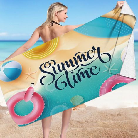 Telo mare rettangolare SUMMER TIME 150x70 REC54WZ10