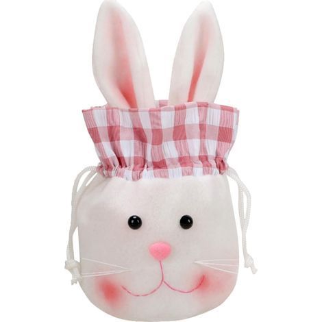 Ostergeschenktüten für Kinder, bedruckt mit Hasen und Eiern, perfekt für Partys, Pralinen oder zum Befüllen von Osternester. (1/5)