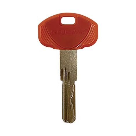 CHIAVE PUNZONATA SECUREMME EVO K64 HAND - OTTONE NICHELATO- 5 pezzi