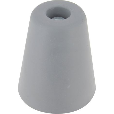 Tope de puerta CHRISLIGNE atornillable, caucho gris mate, 7 mm de diámetro x 8 mm de altura CHRISLIGNE