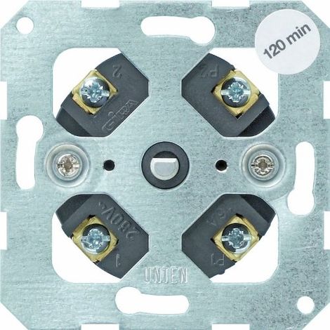 Gira Interruttore con timer in alluminio 120 minuti