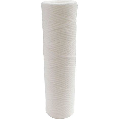 AQUAWATER 3700350801483 Cartuccia 5μ ferita Filtro-Formato Standard 10 "-Durata 12 Mesi, None, 1 Unità (Confezione da 1)