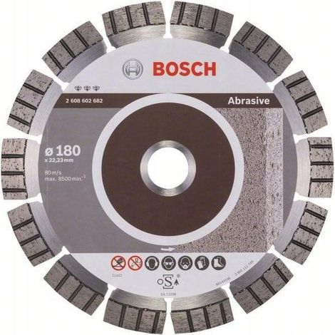 Disco de Corte Diamantado Bosch 180 mm 12 mm Segmento