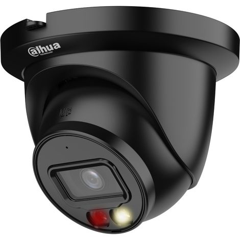 Dahua 5Mp Smart Dual Light 2.8mm Turret WizSense Ip PoE Black IPC-HDW2549TM-S-IL