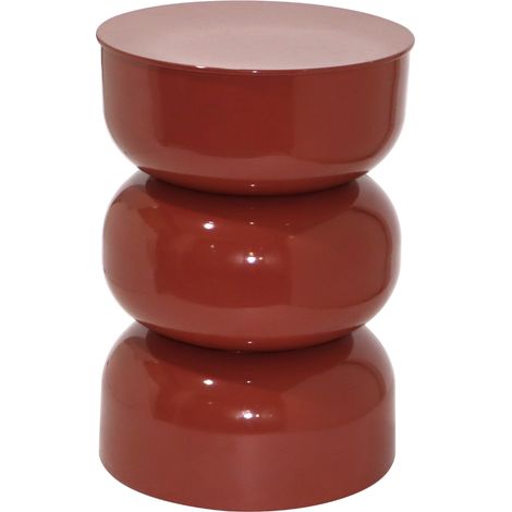 Tavolino da divano in metallo laccato H50 cm - ELLA