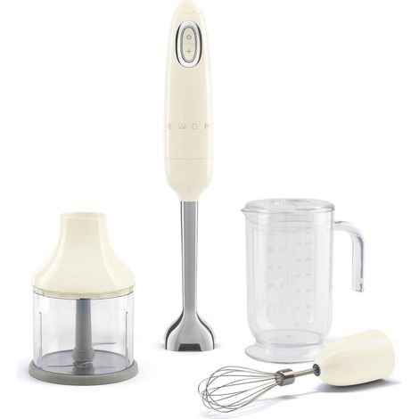 Smeg HBF03CREU Frullatore a Immersione Crema