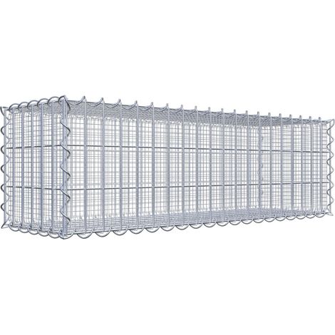 Gabiondeco - Gabion à mailles très fines pour gravillon 100 cm x 30 cm x 30 cm (L x H x P). maille 5 x 10 cm. spirale - Made in Germany (1/3)