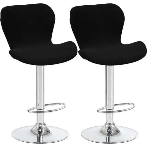 2/4/6 Housses de chaise, Extensible, Tabouret de bar, Dossier bas, Cuisine, Salle à manger (1/5)
