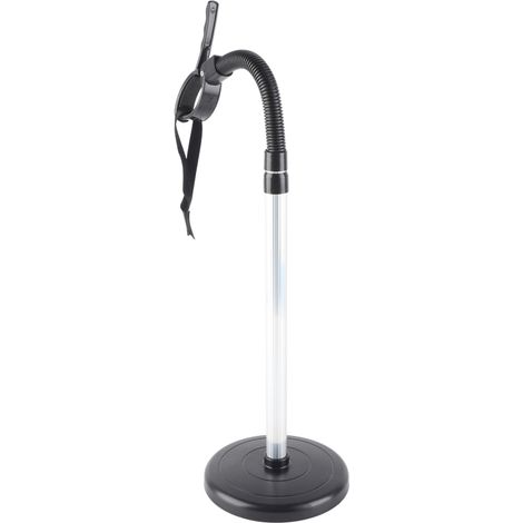 Soporte para secador de pelo con altura ajustable y base estable - Soporte para secador de pelo para mujeres y mascotas