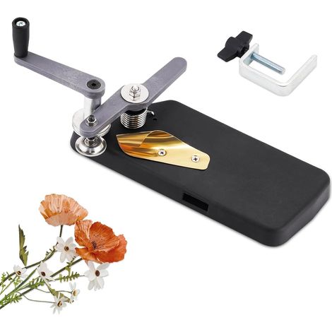 Fleurs Matériaux Machine à friser les dents fines/grossières en papier crêpe machine à dentelle machine à boucler en papier de fleurs (grossières-machine) (1/5)
