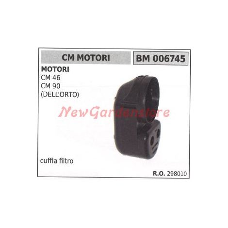 Couvercle de filtre à air CM MOTORS pour moteurs CM 46 90 006745