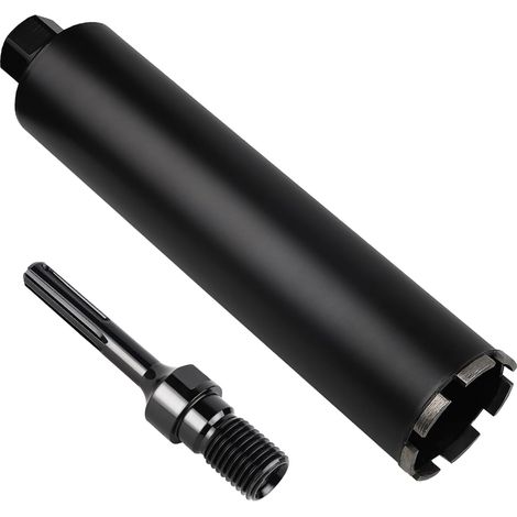 1¼" UNC Couronne Diamant ø152mm avec Adaptateur SDS MAX, L 420mm, Forage à Humide, Carotteuse pour le Carottage Dans le Béton, la Maçonnerie et la Pierre (1/5)