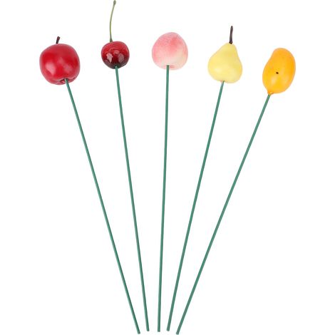 5 x Dekorative Gartenstecker, wetterfest und multifunktional, mit stabilem Ständer, für Blumentöpfe und den Außenbereich, Modell B. (1/5)