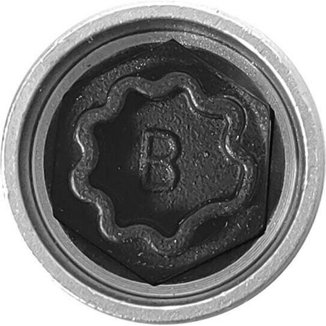 Clé à douille antivol pour écrou de roue de sécurité 802/B 17 mm pour Audi A6 A3 A4 A5 TT,de (1/4)