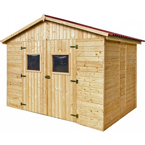 Casetta da Giardino Eden 2820 in Legno Massello non Trattato - cm 280x200cm - ITALFROM 423 (1/3)