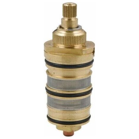 Robinet thermostatique de douche en laiton avec cartouche et poignée, pièce de rechange compatible pour mitigeur de douche (1/5)