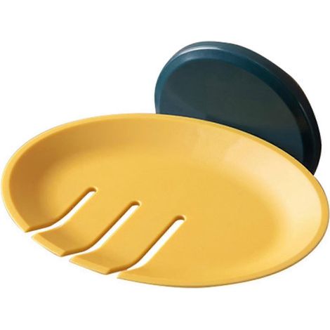 Porte-savon sans perçage, séchage rapide, transparent, anti-humidité, avec support. (1/5)