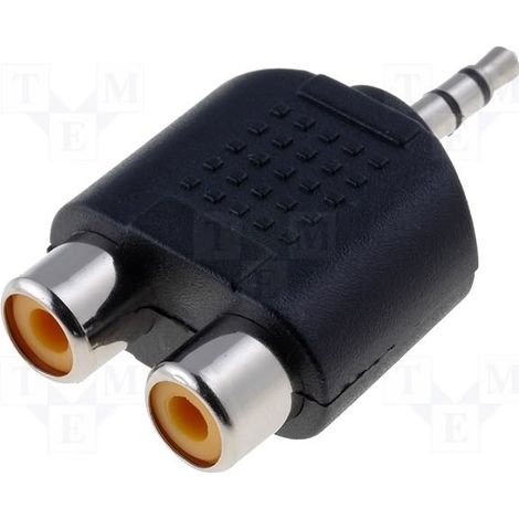 Adattatore Jack 3,5 Maschio Stereo A 2 Rca Femmina 4651-ac-010