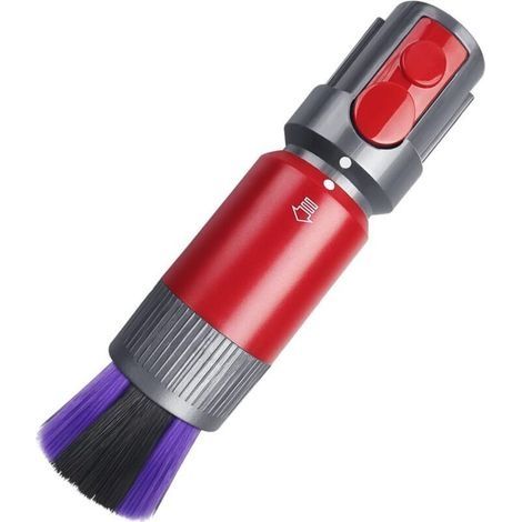 Compatible avec les aspirateurs Dyson V7, V8, V10, V11, V12 et V15, cette brosse à poussière anti-traces et anti-rayures est dotée de poils doux autonettoyants. Non compatible avec la (1/4)