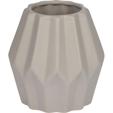 Vase Cactus Etoile Céramique H27,5 cm Vert Foncé Jardin d'hiver
