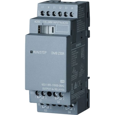 Siemens LOGO DM8 230R módulo negro para automatización