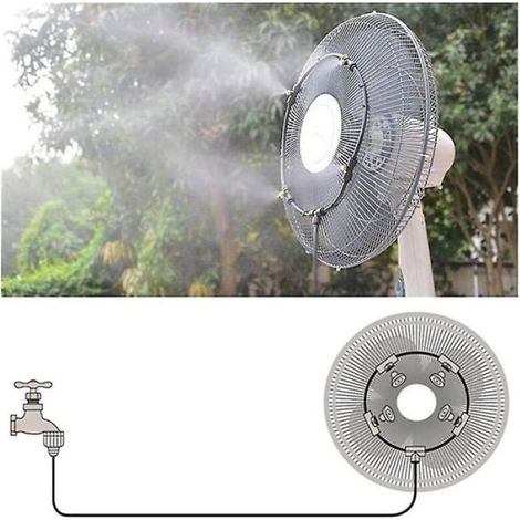 Anneau De Pulvérisation - Tube De Pulvérisation 10 M - Pour Ventilateur De Brumisation Extérieur - 5 Buses - Adaptateur En Laiton (1/3)