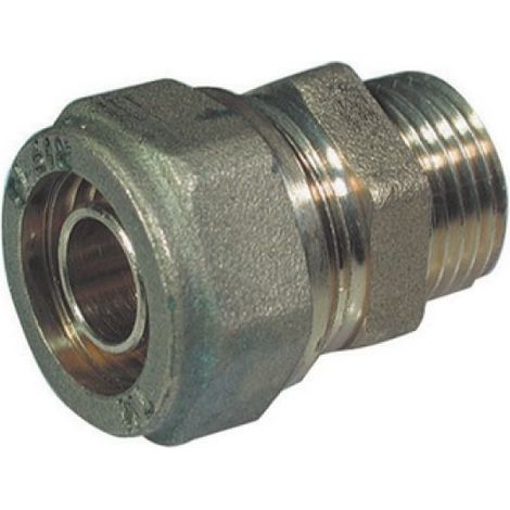 RACCORDO DIRITTO MASCHIO PER TUBO COBRA-PEX 1/2 x 18