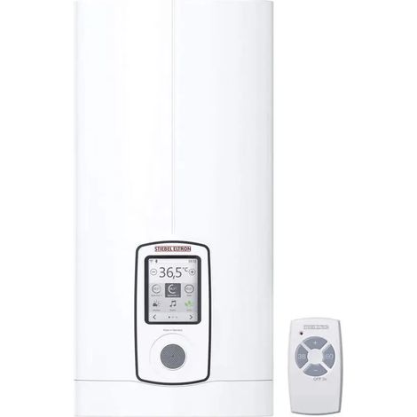 STIEBEL ELTRON Chauffe-eau instantané confort DHE Connect 27 avec télécommande radio, 234468