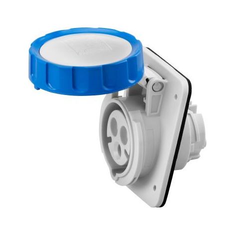 Presa Fissa Da Incasso 10° Hp Ip67 2P+T 32A 23 (Gewiss Cod. Gw62238H)
