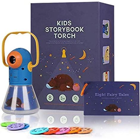 Filiyano – Projecteur de livres d'histoires en cadeau pour enfants, veilleuse multifonctionnelle avec projecteur de livres d'histoires, cadeau (1/4)